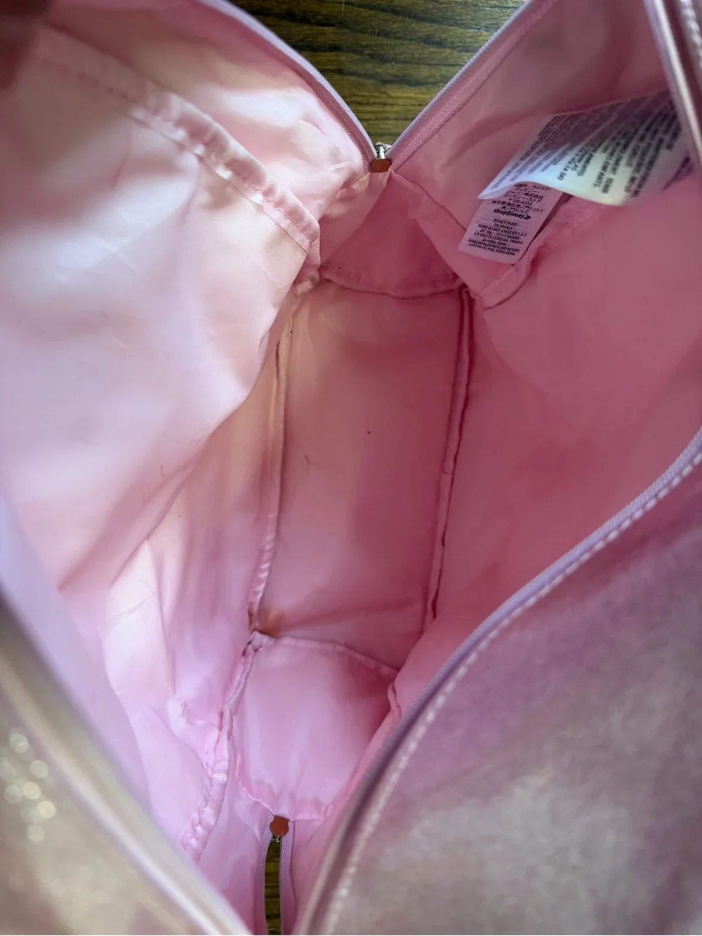 Pink Glitter Disney princess Backpack -